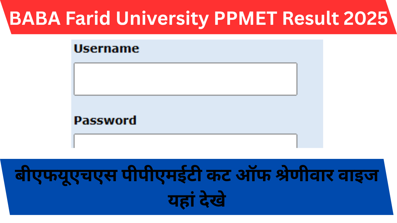 BABA Farid University PPMET Result 2025