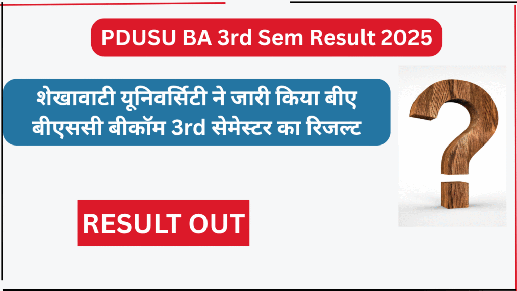 PDUSU Result 2025