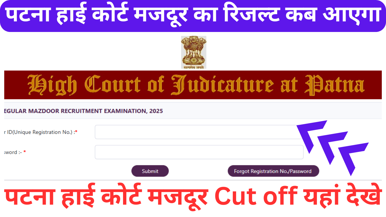 Patna High Court Mazdoor Result 2025
