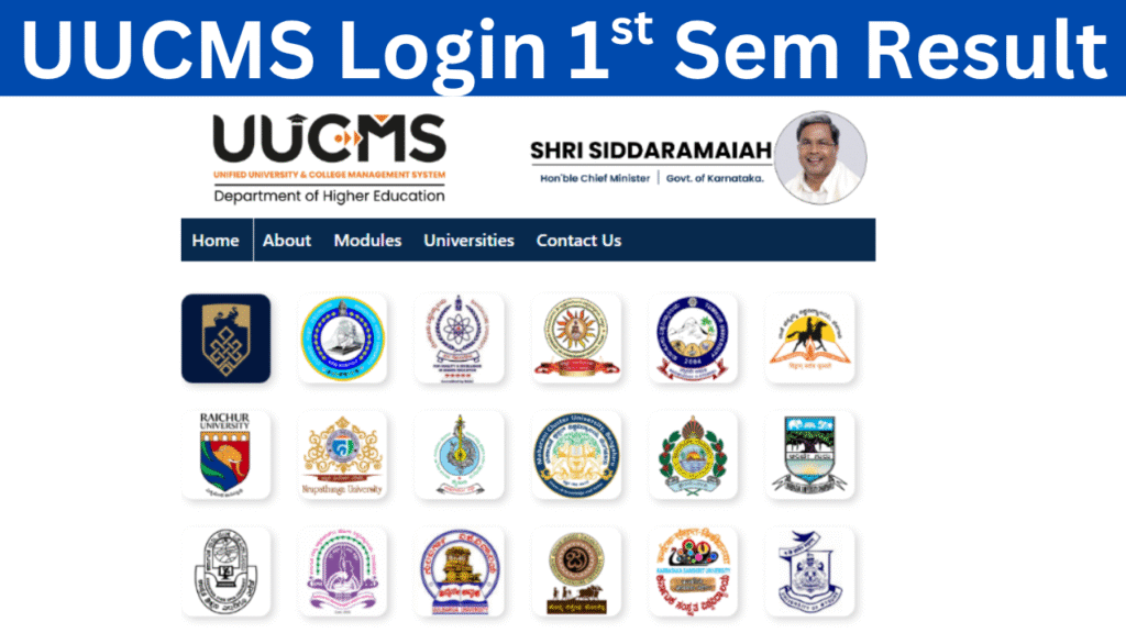 UUCMS Login Result 1st Sem 2025