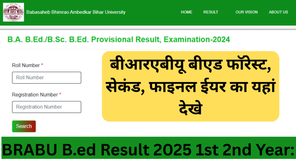 BRABU Bed 2nd Year Result 2025